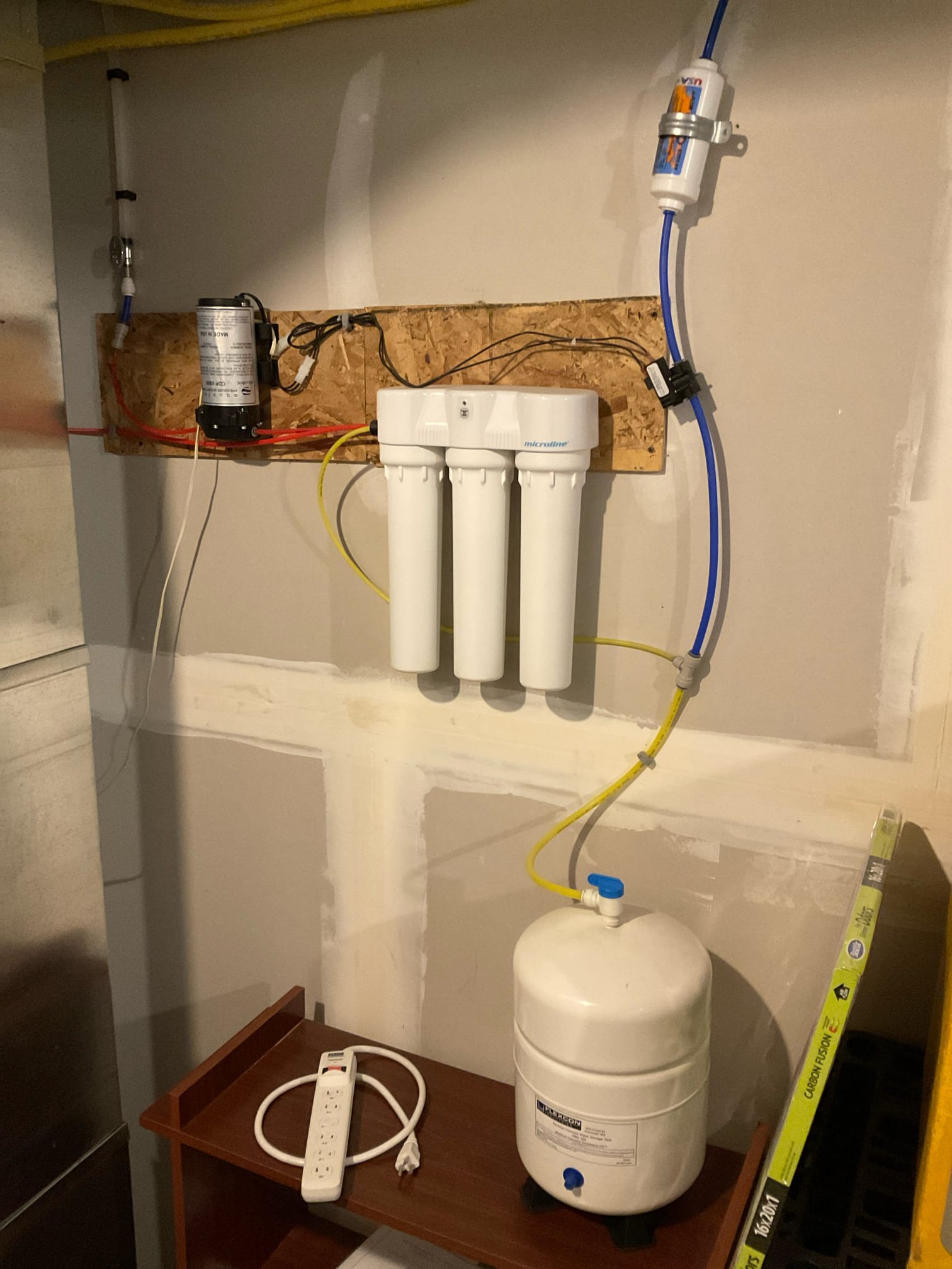 Another Drinking Water Filtration System - MicroLine Reverse Osmosis - installed in Holmen, WI