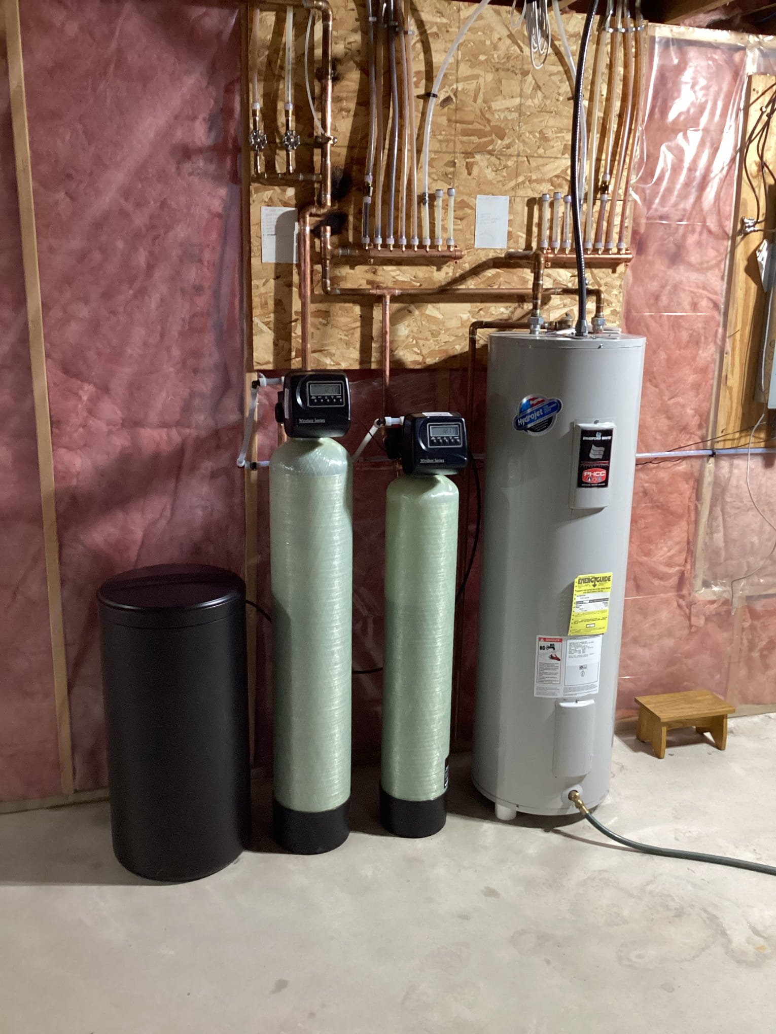 Double the filtration in Sparta, WI - Installation of Water Softener along with Auto Backwashing Carbon Filter