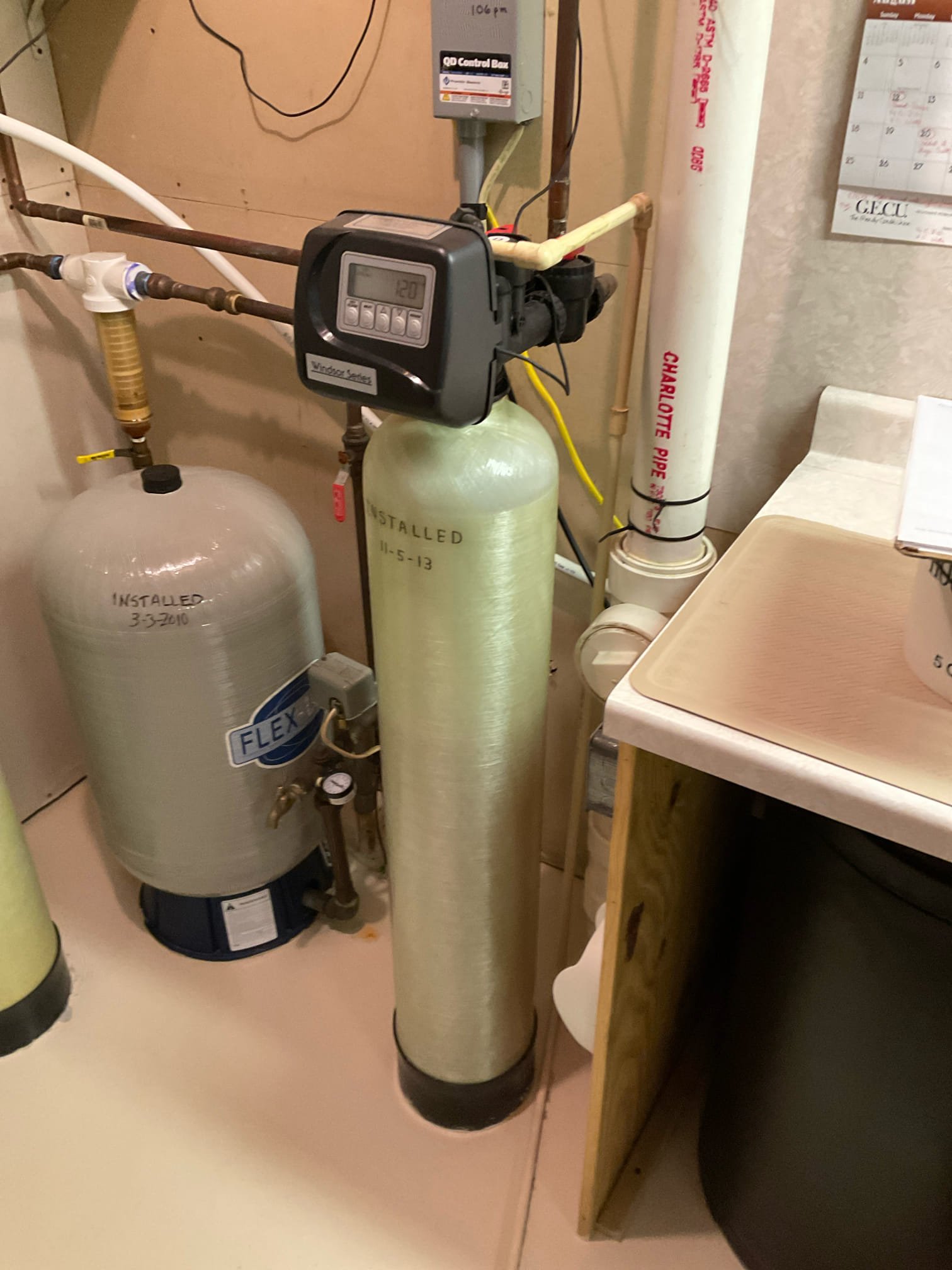 Total Rebuild and Rebedding of Water Softener in Rockland, WI